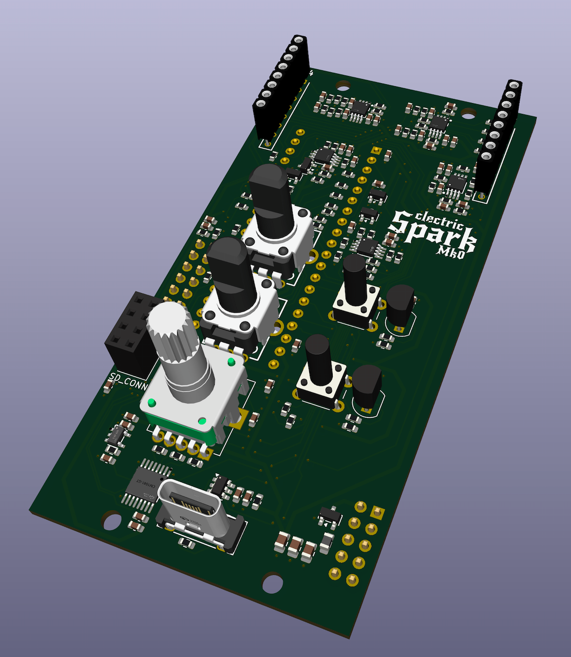 render of the Mk0 Prototype